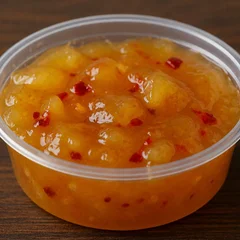 Geleia de abacaxi com pimenta 