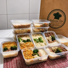 Emagrecimento 300 a 350 calorias 14 marmitas - 200 Grs semanal - almoço e jantar
