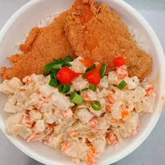 Filé de Frango Empanado com Maionese  