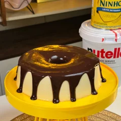 Pudim de Ninho com Calda de Nutella 1Kg [encomenda]