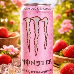 Energético Monster strawberry Zero 