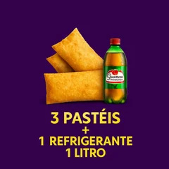 3 PASTEIS+ REFRI 1L