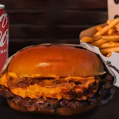 Combo - Lanche Cheddar Melt + Fritas + Guaraná Grátis (Serve Bem 1 Pessoa)