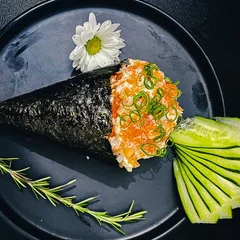 Temaki Salmão com Cream Cheese