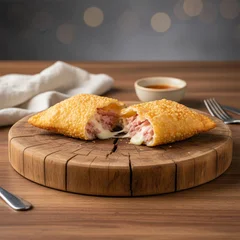 Pastel  de Queijo e Presunto