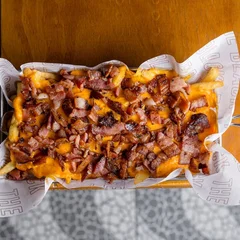 Batata c/ Cheddar e Bacon 
