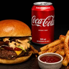 Combo N 481 Twister Prime Burger + Twister Fries + Coca 350 ml grátis