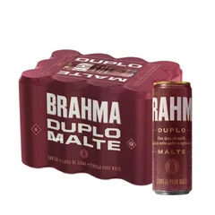 Brahma Duplo Malte 350ml (12 latas)