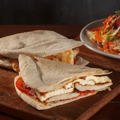 Sanduiche Prainha | Sanduiche de Filé de Frango com Queijo Minas