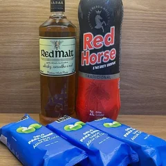Combo Red Malt Maracuja 1l + 1 Red Horse 2l  + 3 Gelo De Coco 200ml
