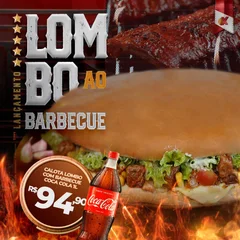 Combo Calota Lombo ao Barbecue + Coca-Cola 1L