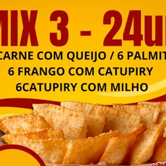 Combo de Mini Pasteis - Mix 3 - Vem 24un