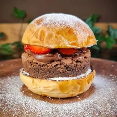 Mini Brownie Burger