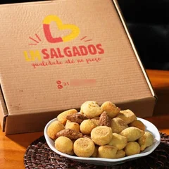 100 Salgados Fritos Sortidos