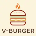 V - Burger logo