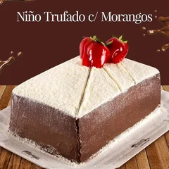 Bolo Niño Trufado com Morangos