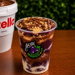  AÇAÍTELLA MÁGICO 770ml + GRÁTIS PAÇOCA, NUTELLA E LEITE CONDENSADO)