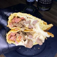 Pastel 58 - Filé com bacon e queijo 