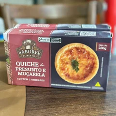 Bandeja Quiche de Presunto e Muçarela 230gr