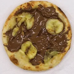 Banana com chocolate