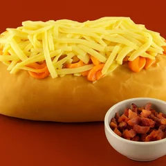 Dog Bacon & Cheddar (2 calabresas)