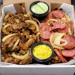 Porção Carne e Calabresa