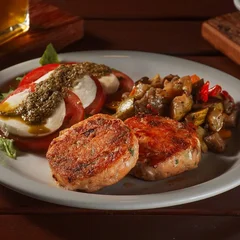 Medalhão de Salmão c/ Jardineira de Legumes | Fit, saudavel e completa