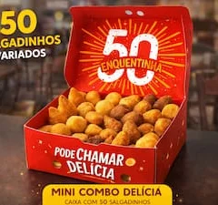 50 Mini Salgados