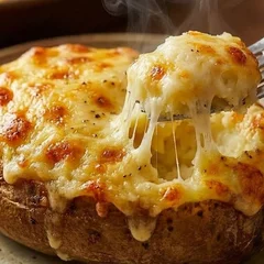 Batata Recheada de Queijo