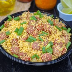 Farofa de Linguiça Defumada