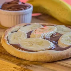 Esfiha Banana com Chocolate