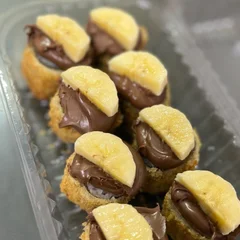 Hot holl banana com Nutella - 08 peças