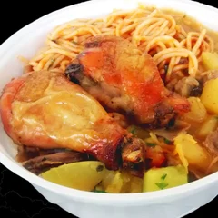 Marmitex M (TAM 08) - Churrasco e Frango frito