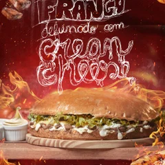 Calota Frango Defumado com Cream Cheese