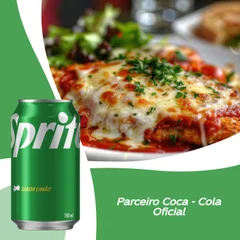 Parmegiana de contra filé (P)+ Sprite Original 350 ml