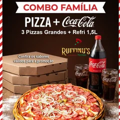 3 Pizzas Grandes + 1 Coca_Cola 1.5 Litros