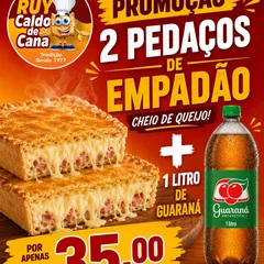 PROMOÇÃO 2 EMPADÕES 1 GUARANÁ ANTARTICA 1L