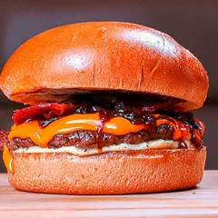 Smash burger cheddar