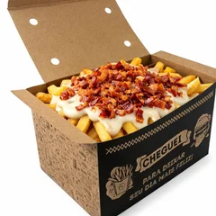 Batata Media Catupiry e Bacon