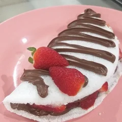 Tapioca Creme de Ninho c/ Uva