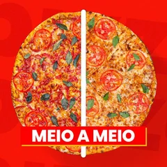 Pizza meio a. Meio