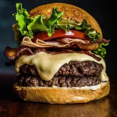 Double Cheddar Bacon Com Salada