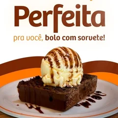 Fatia Bolo com Sorvete