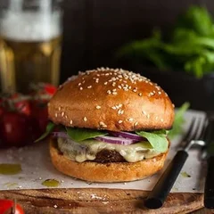 4 Burguer Classico + Coca Cola de 1l