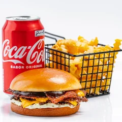 Combo 1 Dw Bacon + 1 Batata + 1 Refrigerante Lata 350 ml