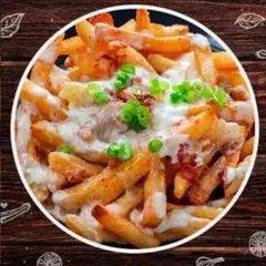 PORÇÃOBATATA FRITA C/QUEIJO E BACON