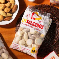 50 Salgados Congelados Sortidos