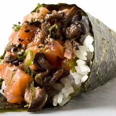 Temaki Salmão Grelhado + Shimeji