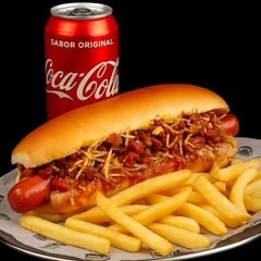 Dog American Bacon + Coca Lata + Batata Pequena