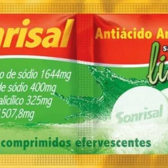 Sonrisal  com dois comprimidos efervecentes